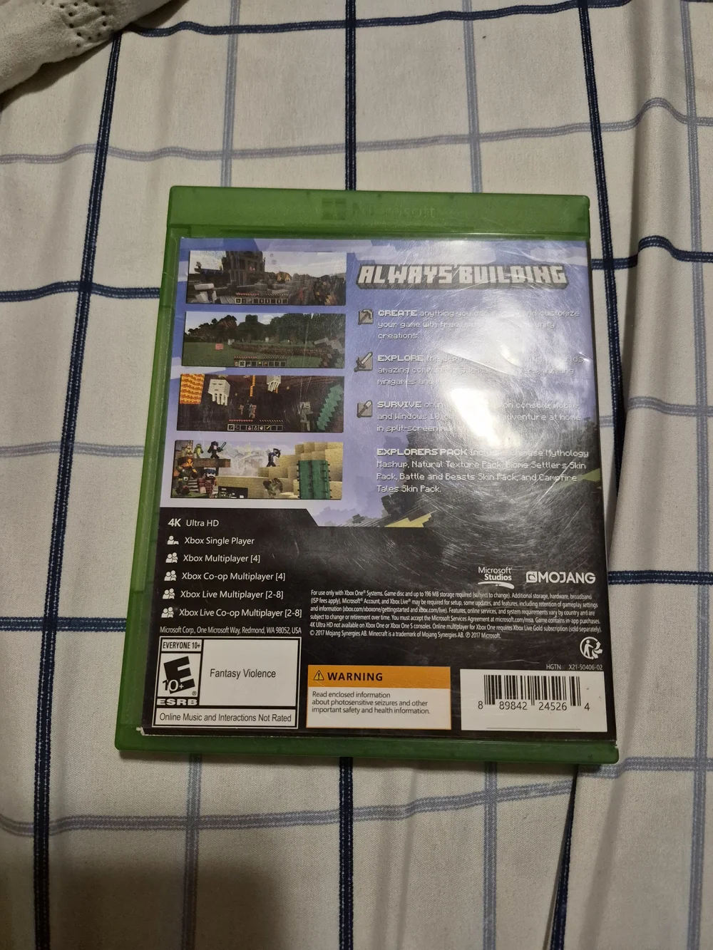 Microsoft Xbox One Red Doom Game Disc